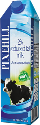 2% Reduced Fat Milk